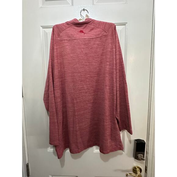 Tommy Bahama Men's Red Active 1/4 Zip Long Sleeve Pullover Sweatshirt Size 3XL - Picture 5 of 6